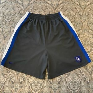 Nike Men's Athletic Shorts - Black, Blue, and White